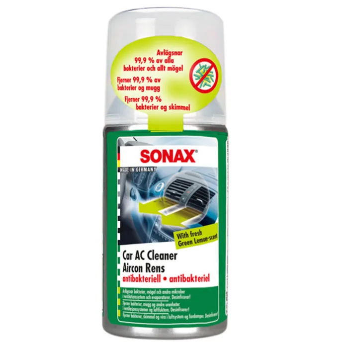 Sonax Car AC Cleaner Green Lemon - Luktborttagare 150 ml