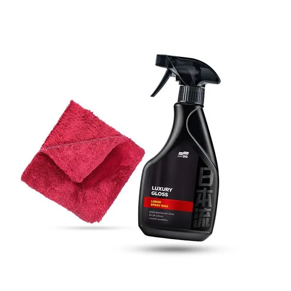 Snabbvax SOFT99 Luxury Gloss, 500 ml, Vax + Poleringsduk