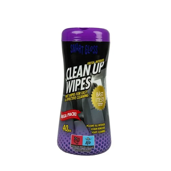 Våtservetter Allrengöring Smart Gloss Fresh Clean-Up Wipes